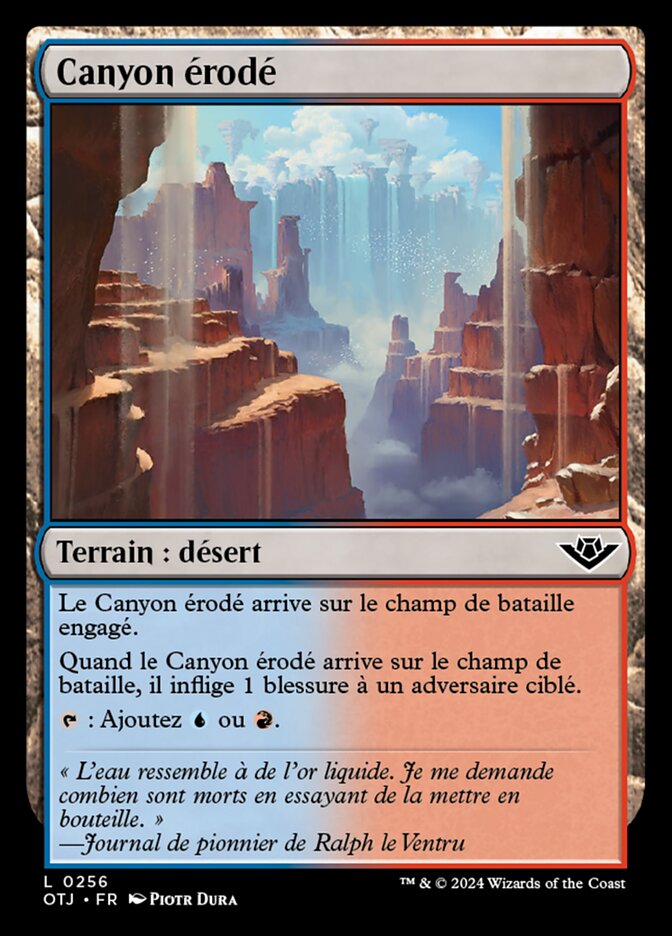 Canyon érodé
