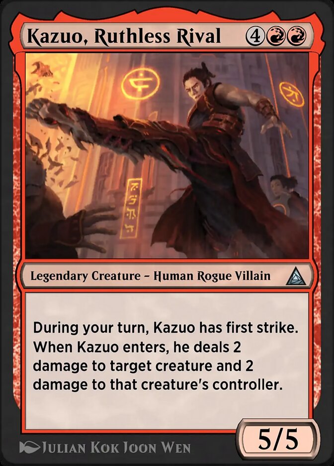 Kazuo, Ruthless Rival