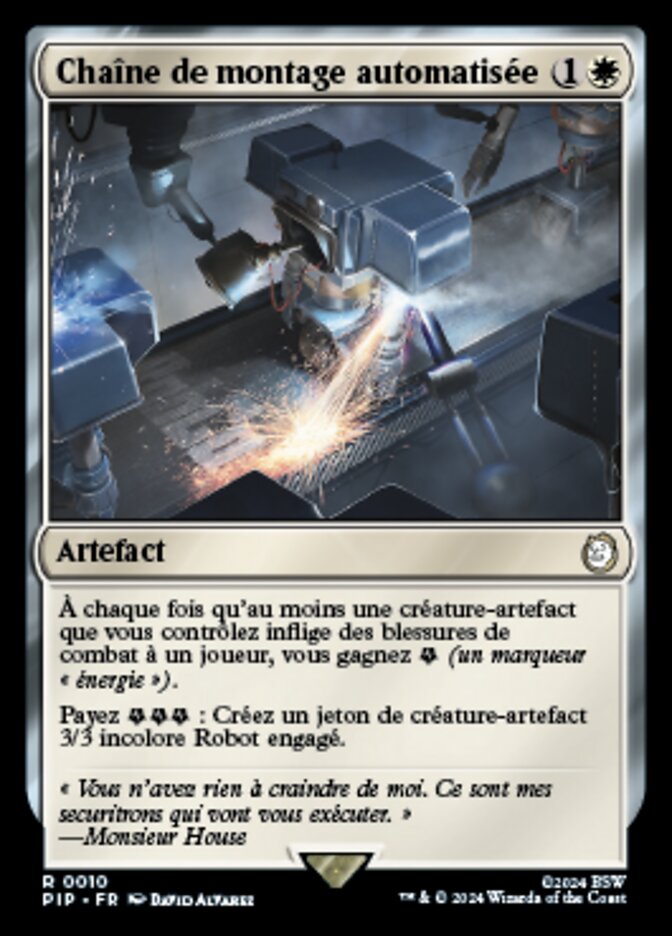 Chaîne de montage automatisée