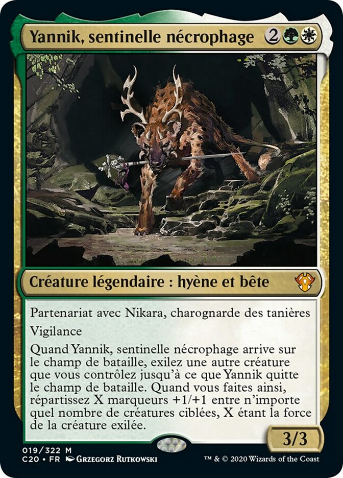 Yannik, sentinelle nécrophage