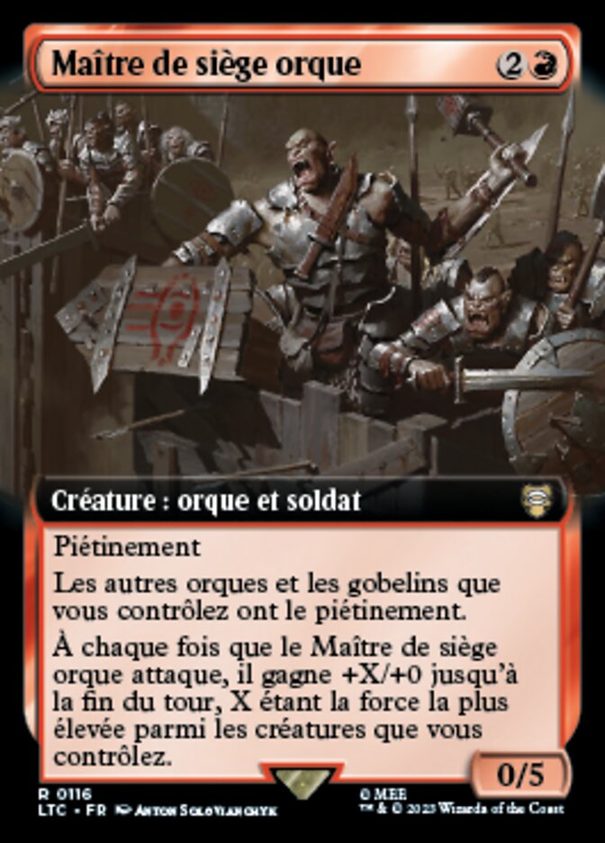 Maître de siège orque