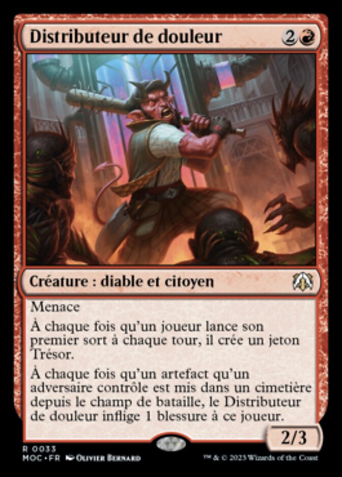 Distributeur de douleur