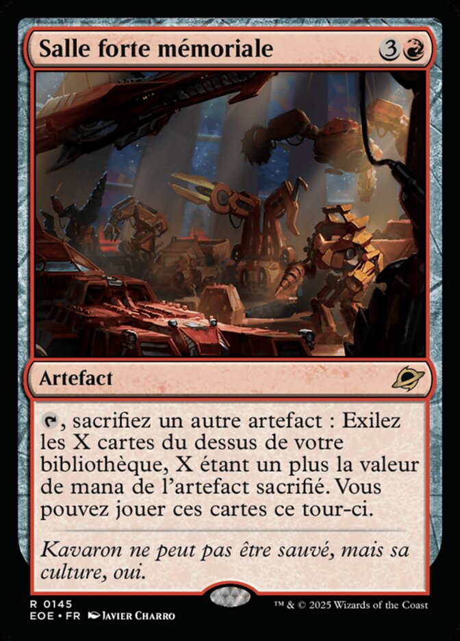 Salle forte mémoriale