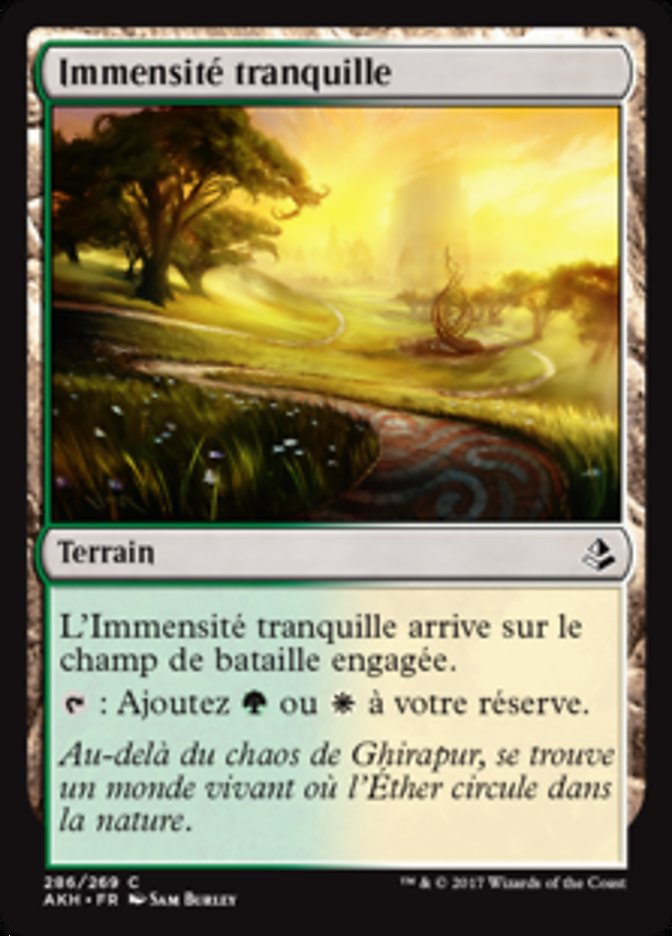 Immensité tranquille