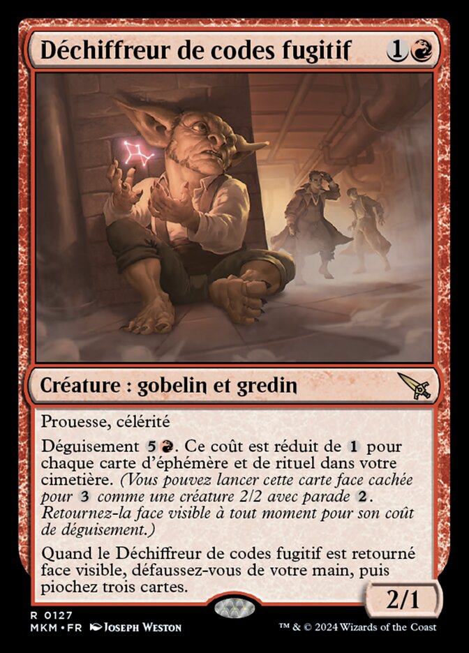 Déchiffreur de codes fugitif