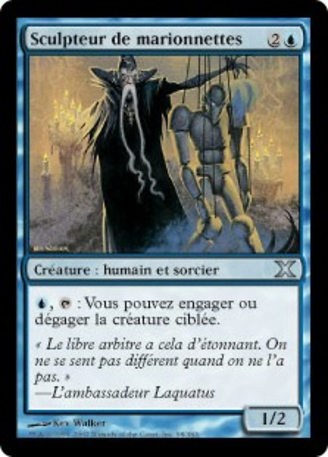 Sculpteur de marionnettes