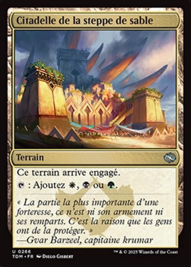 Citadelle de la steppe de sable