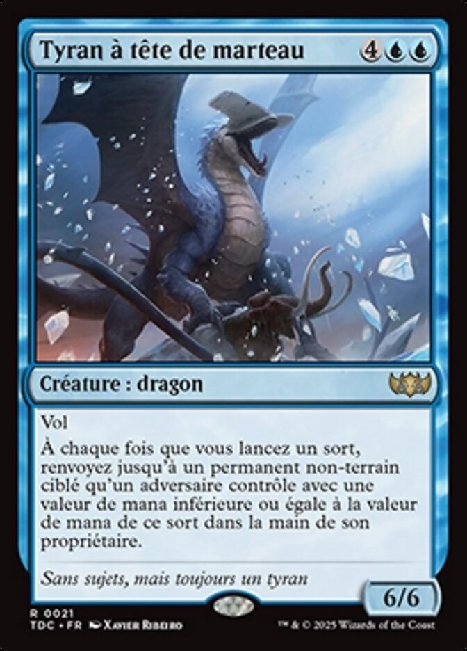 Tyran à tête de marteau