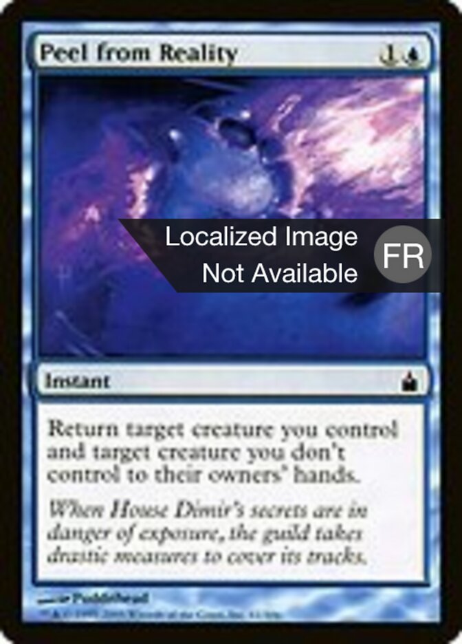 Épluchage de réalité