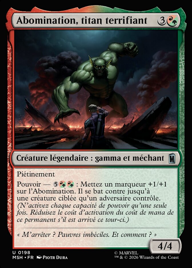 Abomination, titan terrifiant