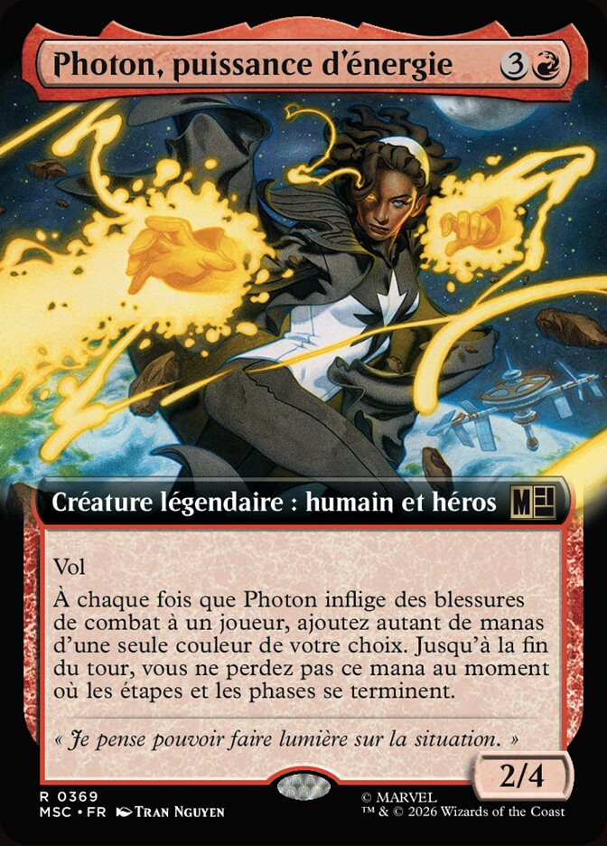 Photon, puissance d'énergie