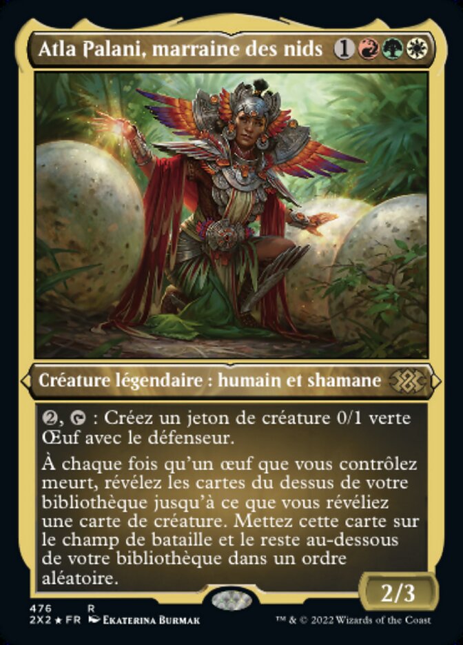 Atla Palani, marraine des nids