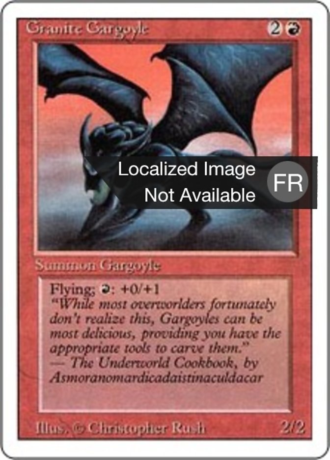 Gargouille de granit