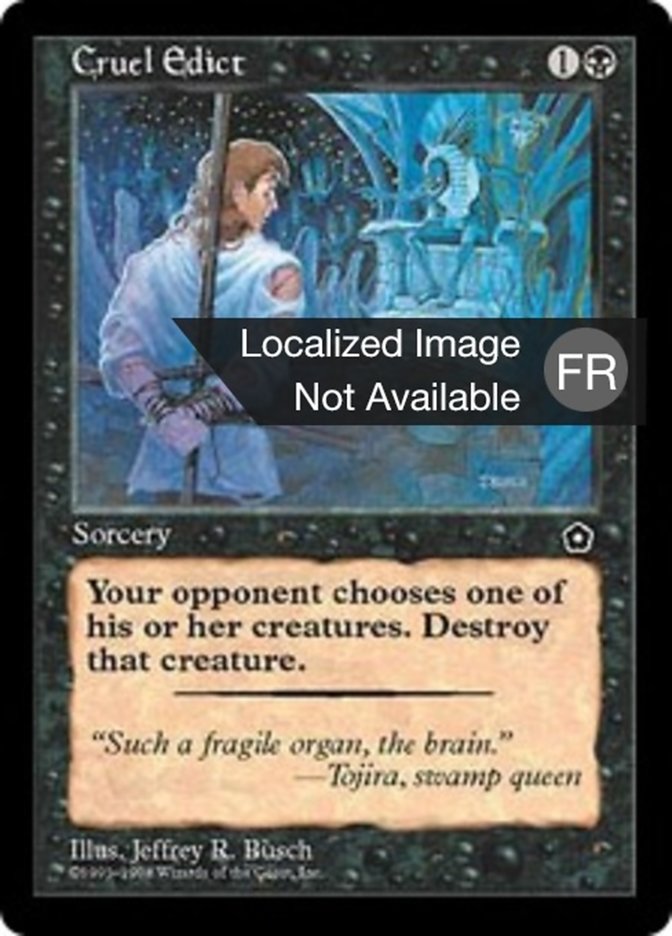 Édit cruel