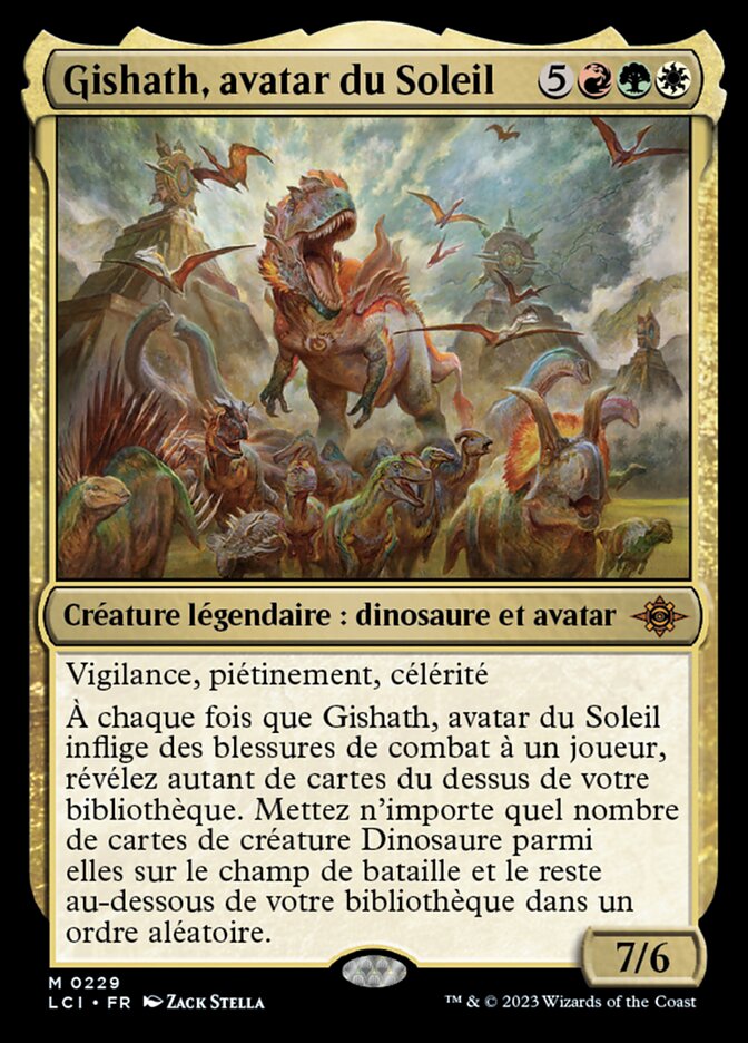 Gishath, avatar du Soleil
