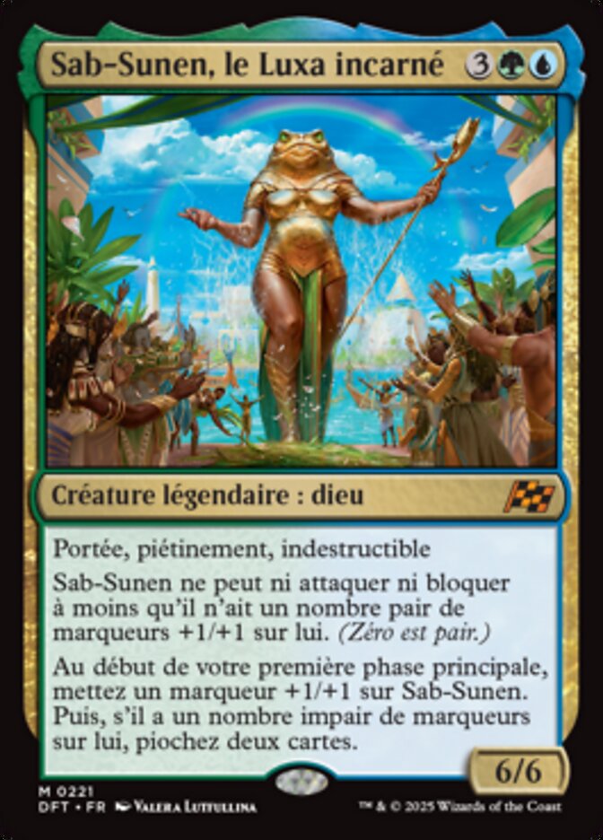 Sab-Sunen, le Luxa incarné