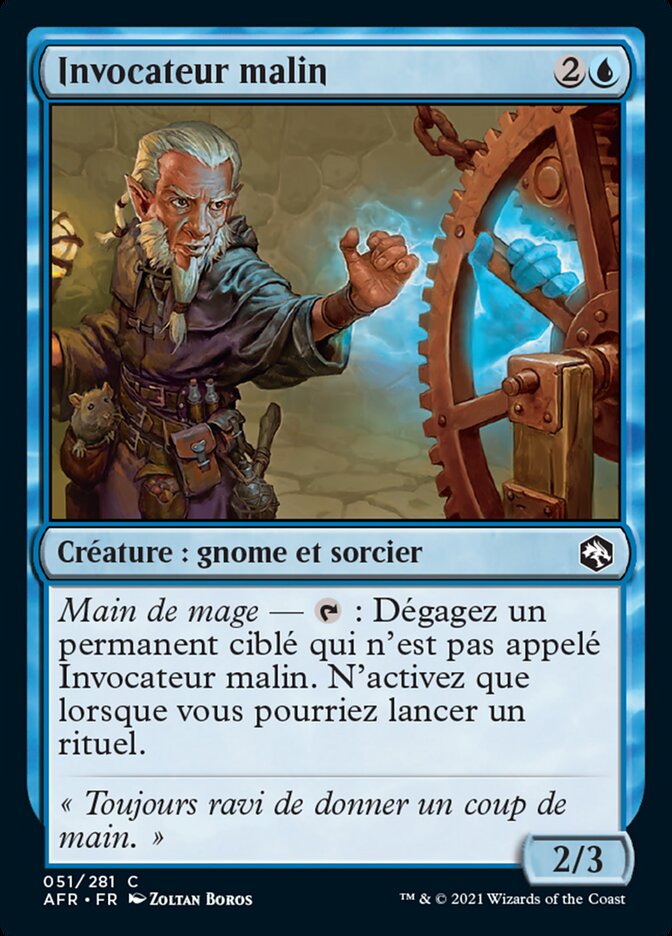 Invocateur malin
