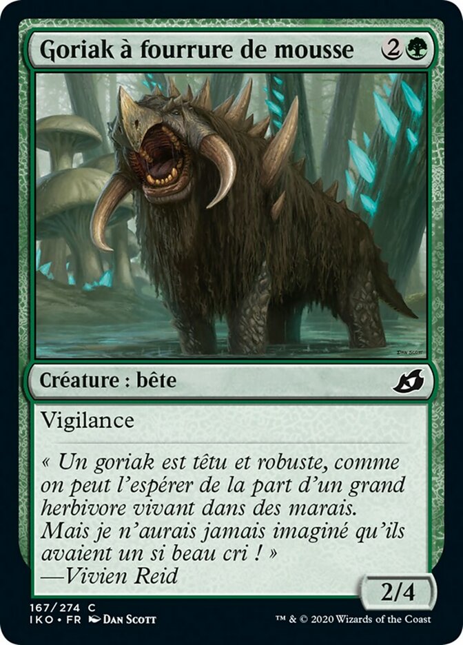 Goriak à fourrure de mousse