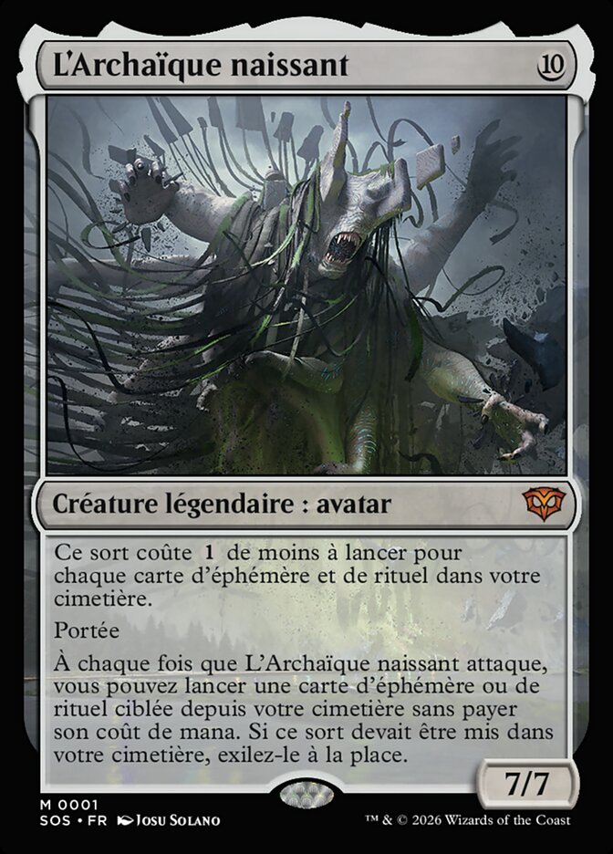L'Archaïque naissant