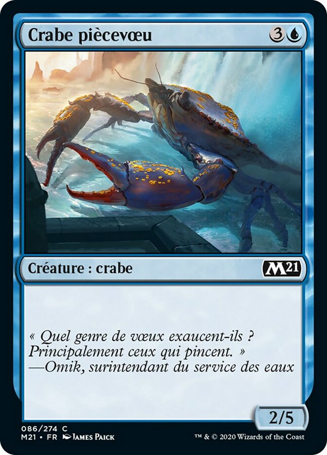 Crabe piècevœu