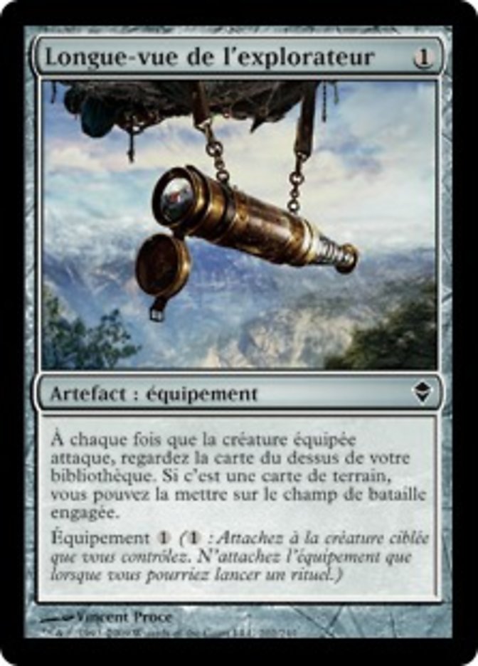 Longue-vue de l'explorateur