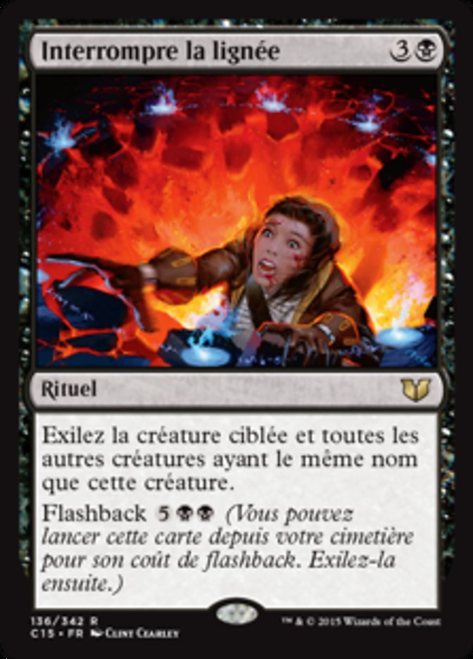 Interrompre la lignée