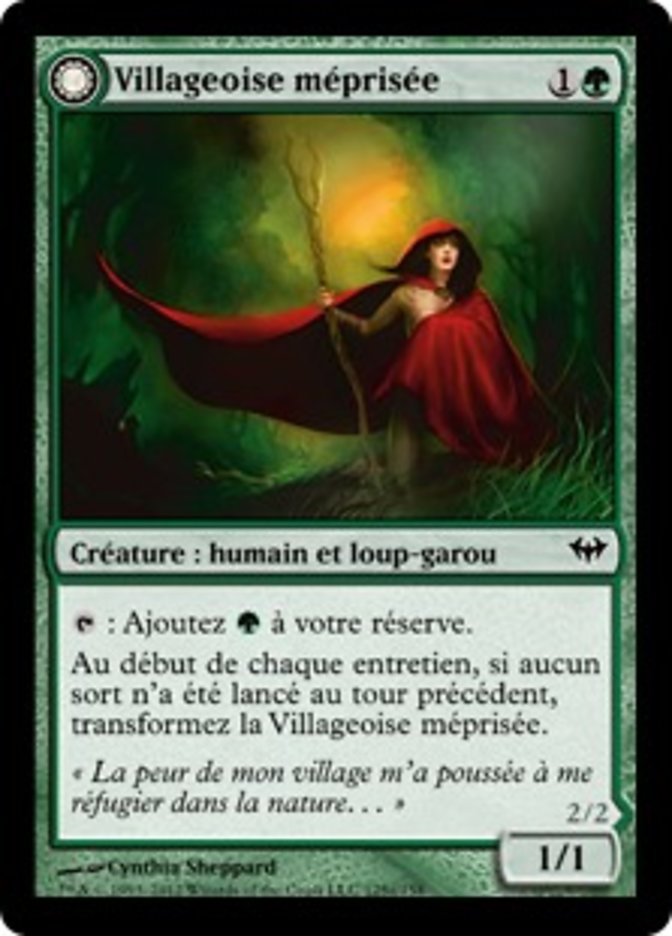 Villageoise méprisée