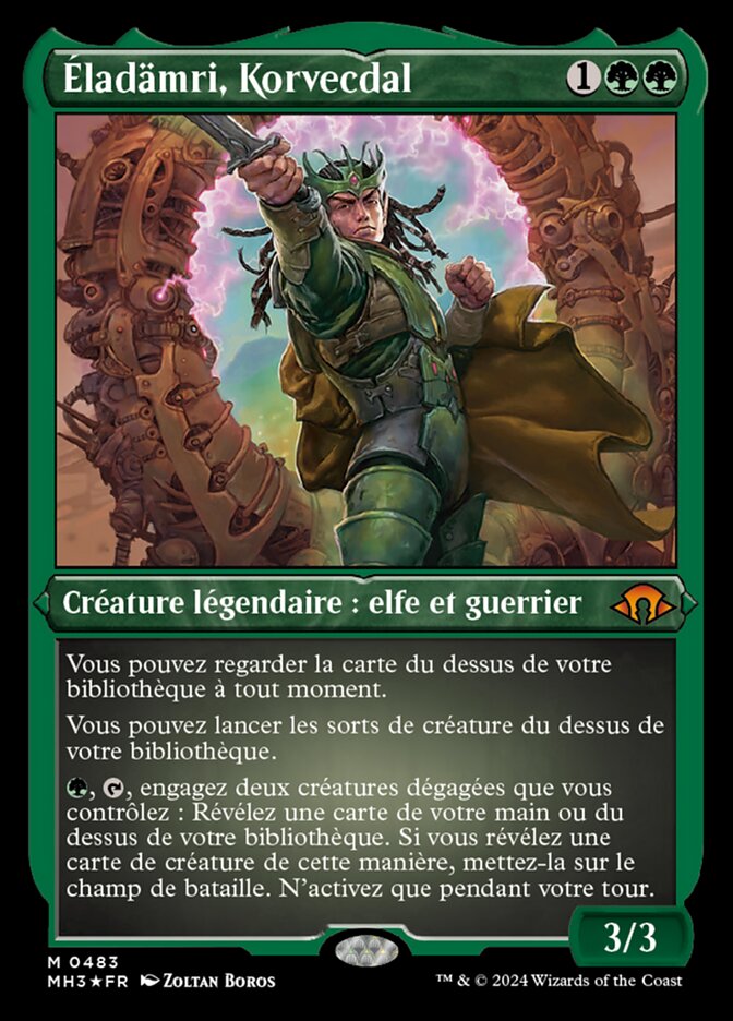 Éladämri, Korvecdal