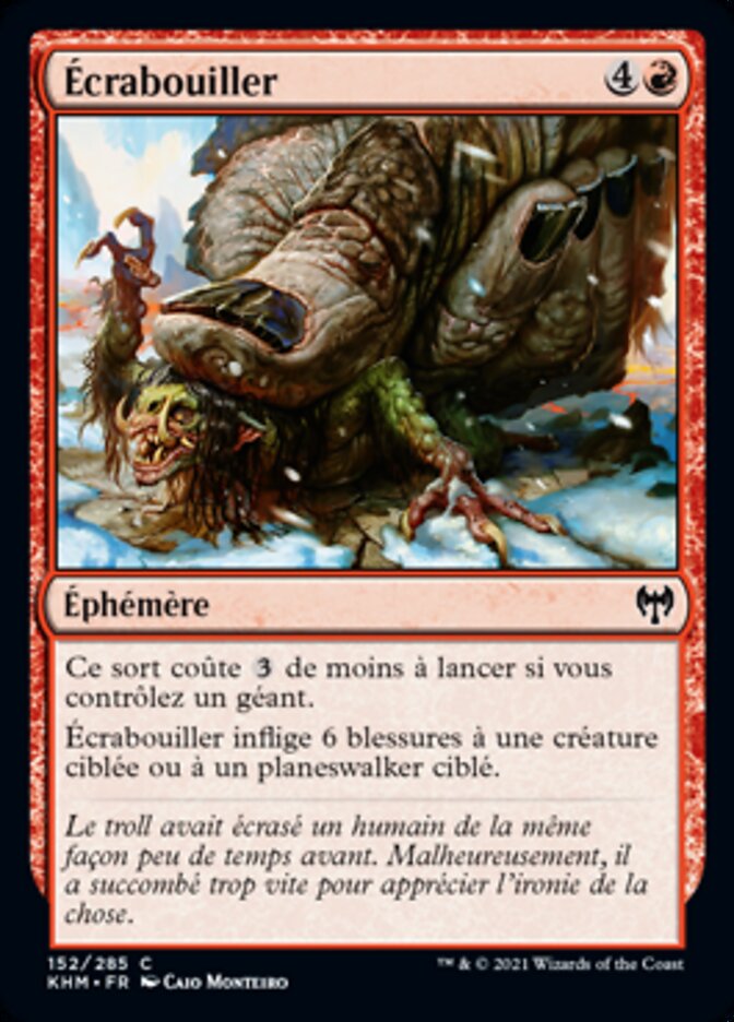 Écrabouiller