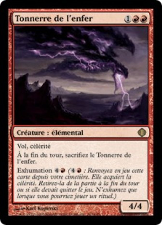 Tonnerre de l'enfer