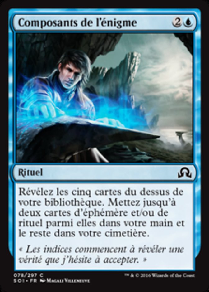 Composants de l'énigme