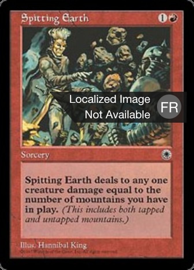 Expectoration tellurique