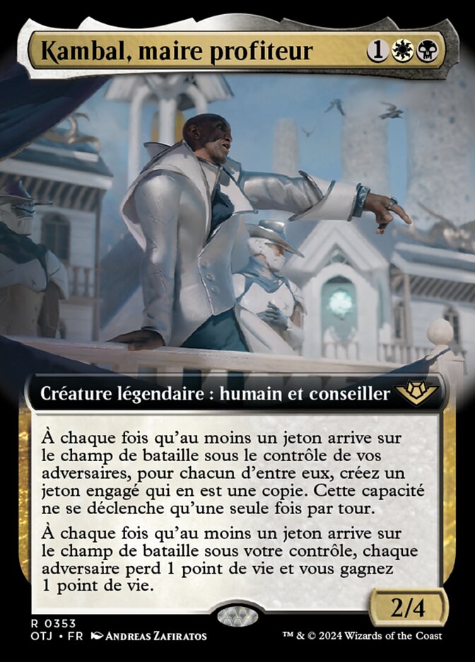 Kambal, maire profiteur