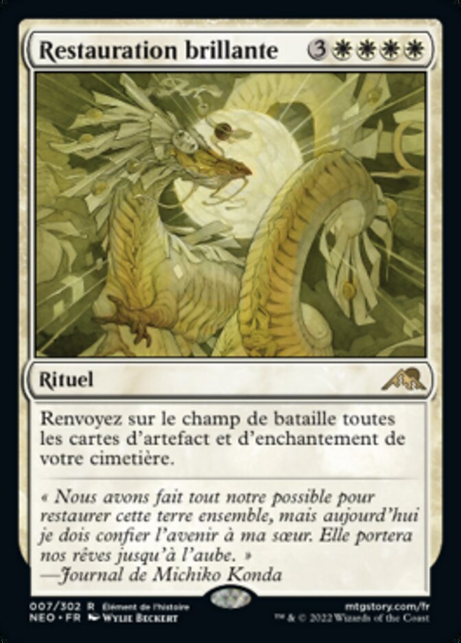 Restauration brillante