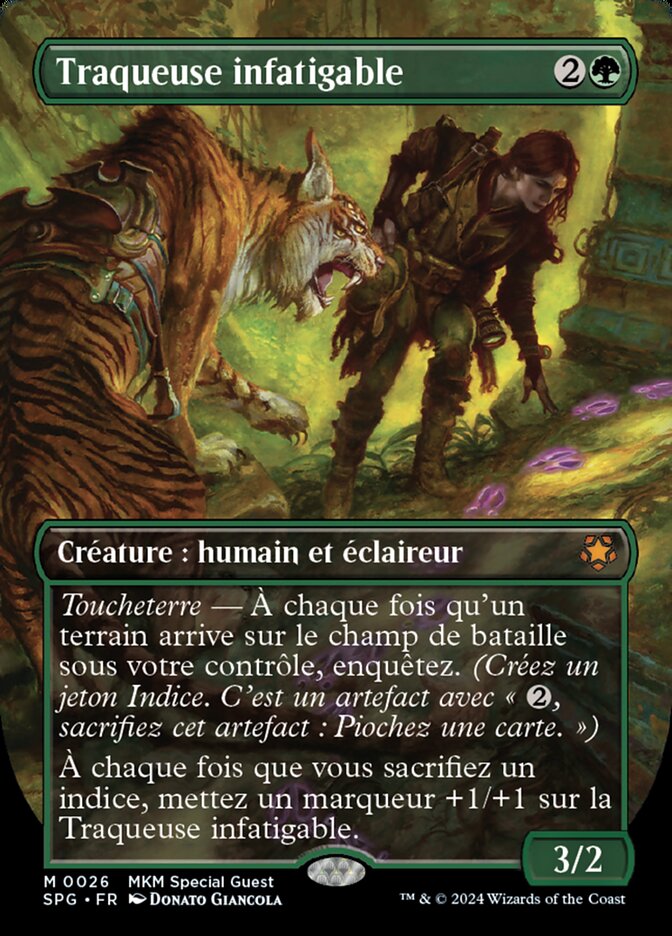 Traqueuse infatigable