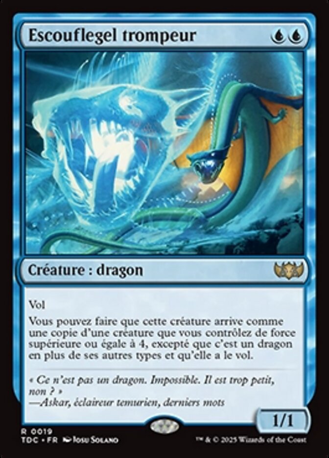 Escouflegel trompeur