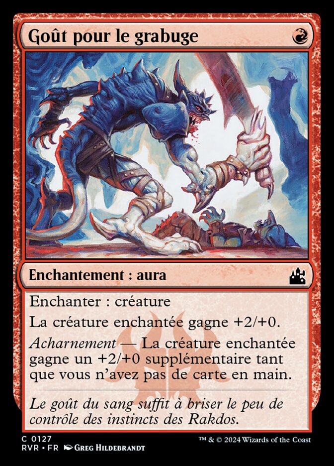 Goût pour le grabuge