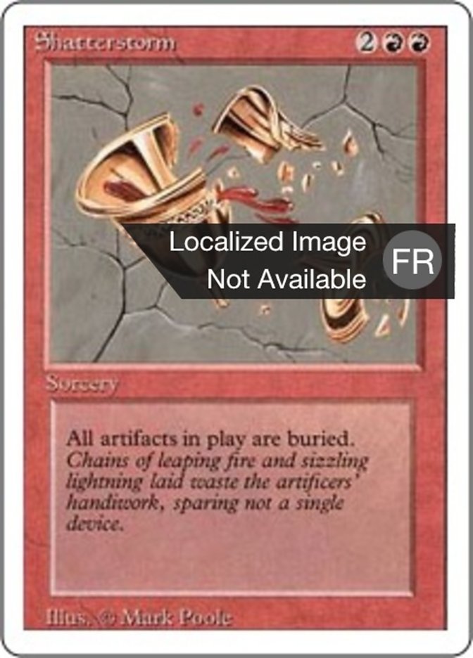 Tempête fracassante