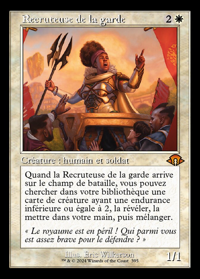 Recruteuse de la garde