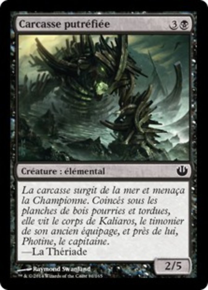 Carcasse putréfiée