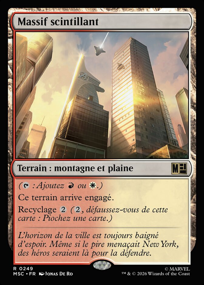 Massif scintillant