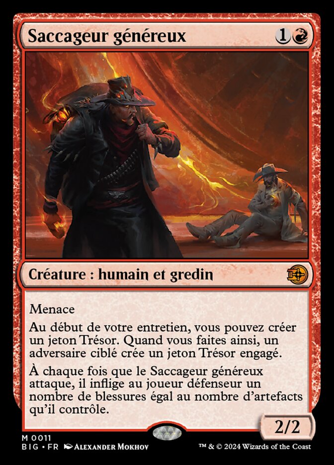 Saccageur généreux