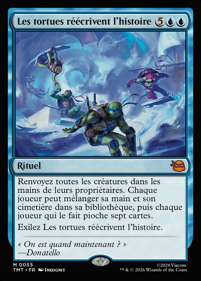 Les tortues réécrivent l'histoire