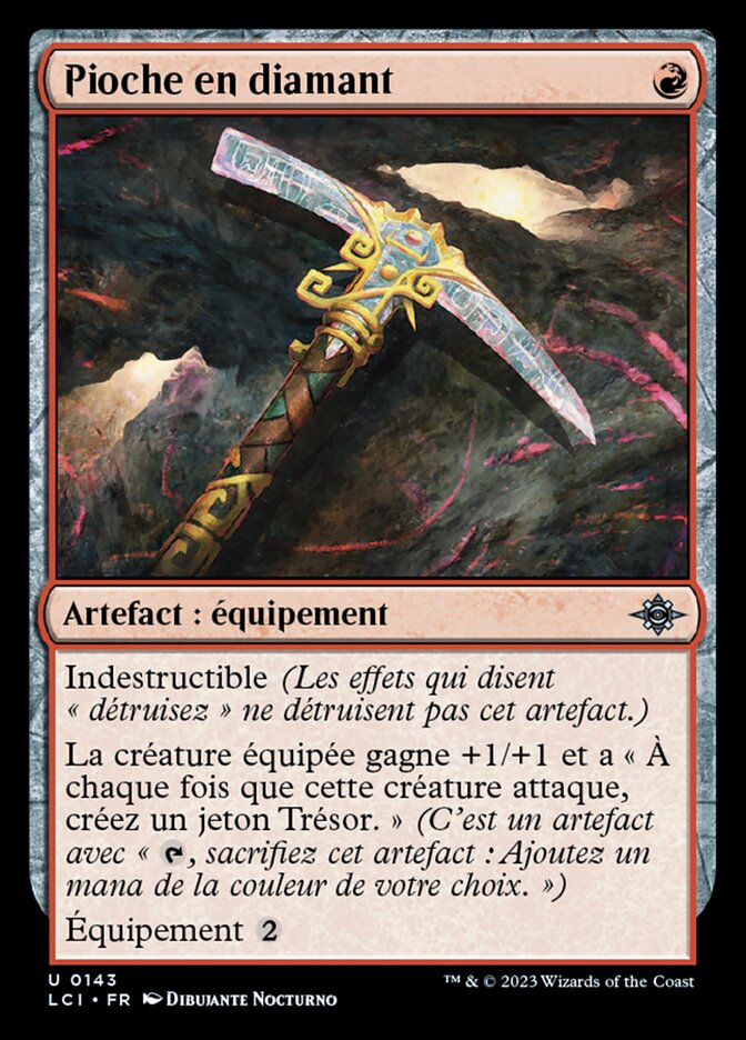 Pioche en diamant
