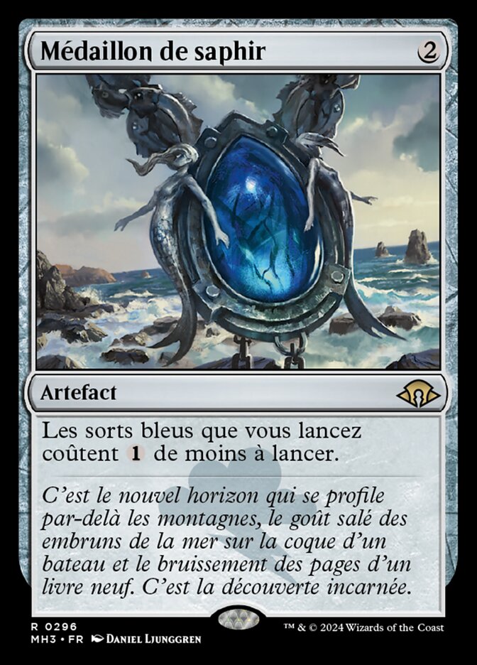 Médaillon de saphir