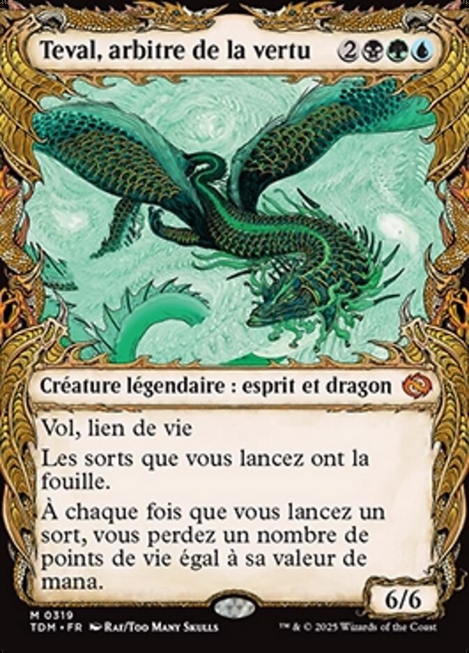 Teval, arbitre de la vertu