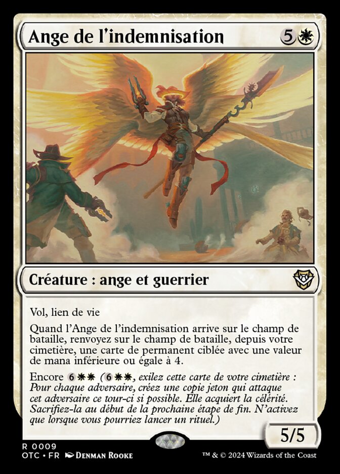 Ange de l'indemnisation