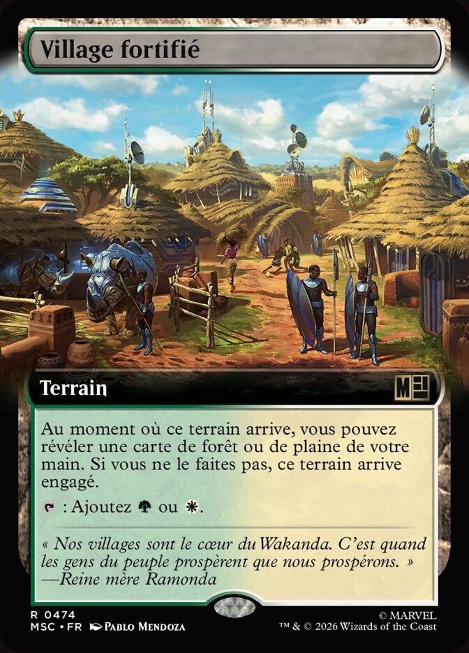 Village fortifié