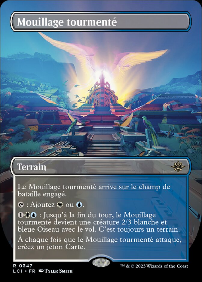 Mouillage tourmenté