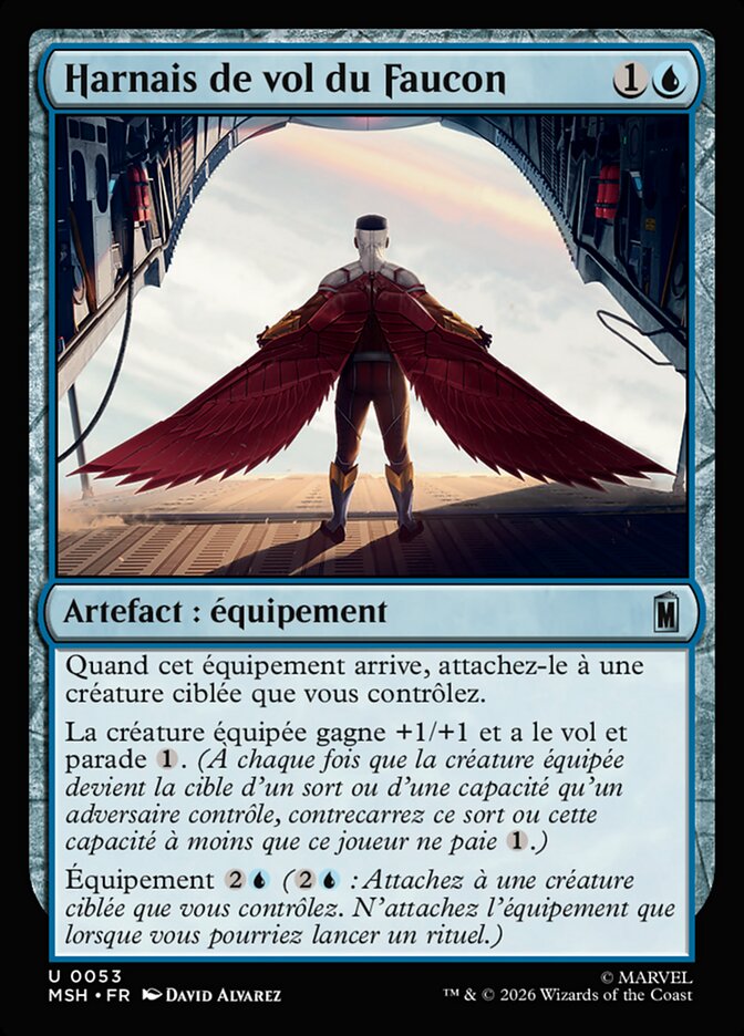 Harnais de vol du Faucon
